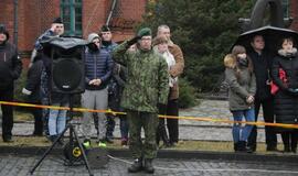 Klaipėdoje į atsargą išlydėti kariai