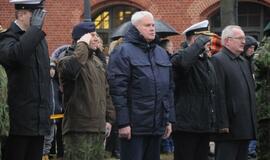 Klaipėdoje į atsargą išlydėti kariai