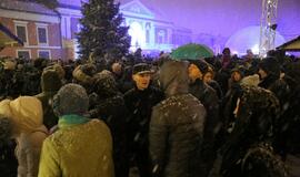 Eglės įžiebimo ceremonijoje netrūko magijos