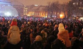 Eglės įžiebimo ceremonijoje netrūko magijos