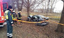 Avarijoje Tilžės gatvėje žuvo jauna mergina