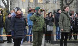 Klaipėdoje į atsargą išlydėti kariai