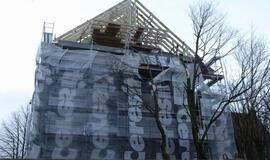 Klaipėdoje siautėjo vėjas