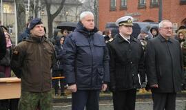 Klaipėdoje į atsargą išlydėti kariai