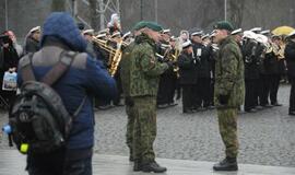 Klaipėdoje į atsargą išlydėti kariai