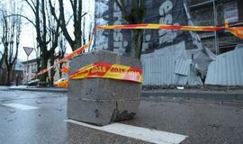 Klaipėdoje siautėjo vėjas