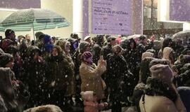 Eglės įžiebimo ceremonijoje netrūko magijos