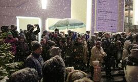 Eglės įžiebimo ceremonijoje netrūko magijos