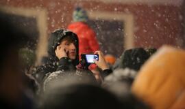 Eglės įžiebimo ceremonijoje netrūko magijos