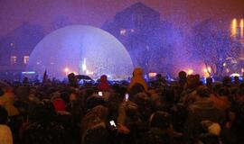 Eglės įžiebimo ceremonijoje netrūko magijos