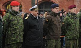 Klaipėdoje į atsargą išlydėti kariai