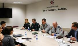 Policininkai tarėsi su socialiniais darbuotojais