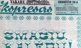 "Vakarų ekspresas". 1991 12 24