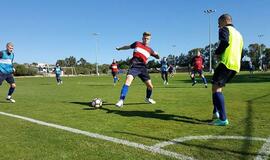 "Atlantui" Kipre - draugiškų dvikovų virtinė