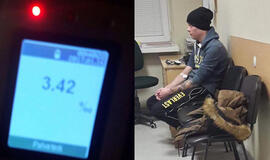 Pasiektas šių metų Klaipėdos promilių rekordas - 3,42