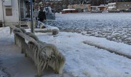 Grožis: ledo skulptūras Neringoje kuria pati gamta