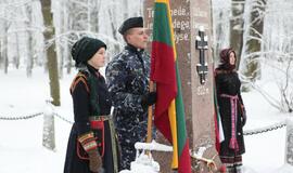 Žuvusiųjų pagerbimo ceremoniją prie paminklo 1923 m. sukilimo dalyviams