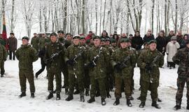 Žuvusiųjų pagerbimo ceremoniją prie paminklo 1923 m. sukilimo dalyviams