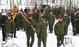 Žuvusiųjų pagerbimo ceremoniją prie paminklo 1923 m. sukilimo dalyviams