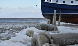 Grožis: ledo skulptūras Neringoje kuria pati gamta
