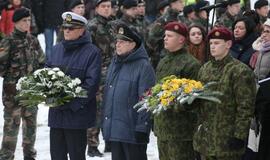 Žuvusiųjų pagerbimo ceremoniją prie paminklo 1923 m. sukilimo dalyviams