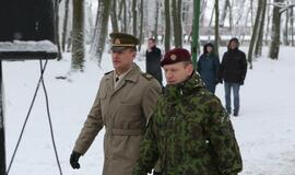 Žuvusiųjų pagerbimo ceremoniją prie paminklo 1923 m. sukilimo dalyviams