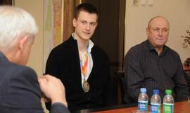 Europos vicečempionui - mero padėka