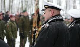 Žuvusiųjų pagerbimo ceremoniją prie paminklo 1923 m. sukilimo dalyviams