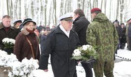 Žuvusiųjų pagerbimo ceremoniją prie paminklo 1923 m. sukilimo dalyviams