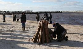 Šventojoje su More sudegintos negandos