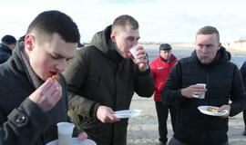 Šventojoje su More sudegintos negandos