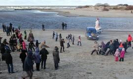 Šventojoje su More sudegintos negandos