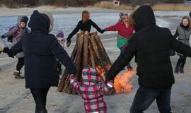 Šventojoje su More sudegintos negandos