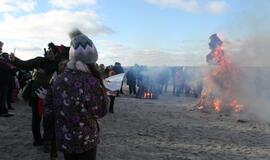 Šventojoje su More sudegintos negandos