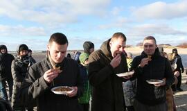 Šventojoje su More sudegintos negandos