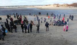 Šventojoje su More sudegintos negandos