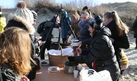 Šventojoje su More sudegintos negandos