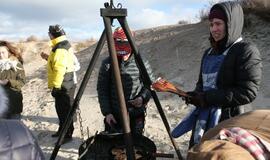 Šventojoje su More sudegintos negandos