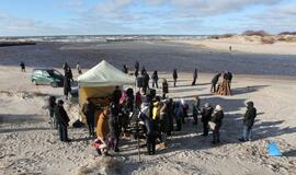 Šventojoje su More sudegintos negandos