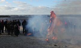 Šventojoje su More sudegintos negandos