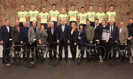 Klaipėdoje suburta perspektyvių dviratininkų komanda