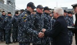 Lietuvos kariai išlydimi į misiją Viduržemio jūroje