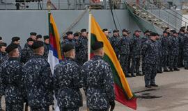 Lietuvos kariai išlydimi į misiją Viduržemio jūroje