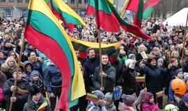 Kovo 11-osios minėjimas Atgimimo aikštėje