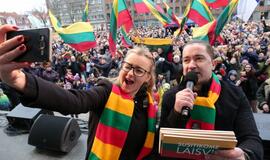 Kovo 11-osios minėjimas Atgimimo aikštėje