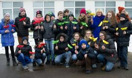 Uostamiesčio mokiniai paminėjo Kovo 11-ąją