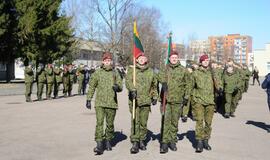 50-osios karių savanorių laidos prisiekimas