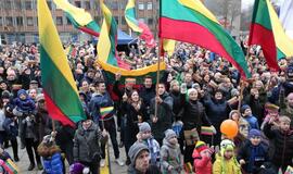 Kovo 11-osios minėjimas Atgimimo aikštėje
