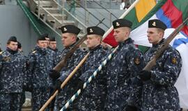 Lietuvos kariai išlydimi į misiją Viduržemio jūroje