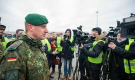 Klaipėdos uoste - Nyderlandų karių kovinė technika